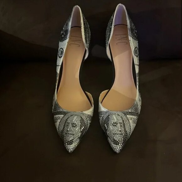 INC Womens Green Money D Orsay Stiletto pumps, 10 - Picture 3 of 5